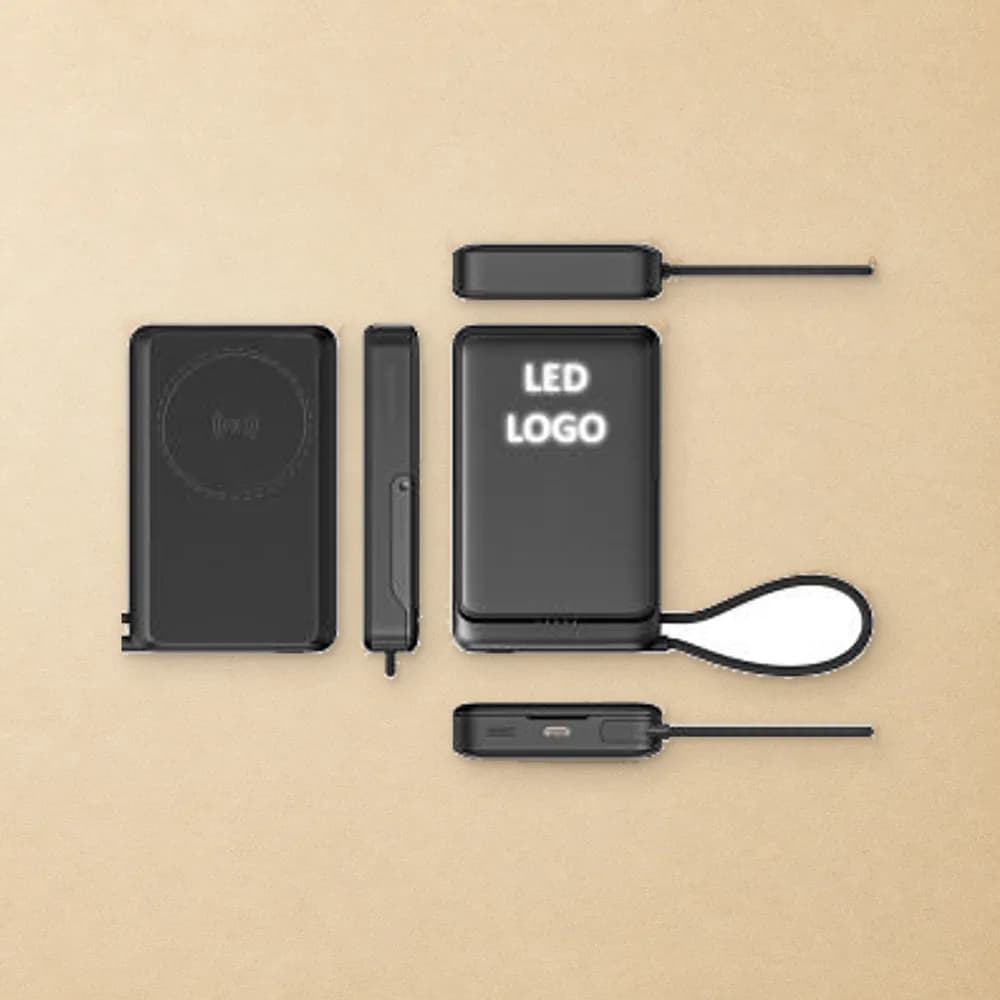 Powerbank 10000 mAh ( Işıklı Magsafe & 22.5w Hızlı Şarj )