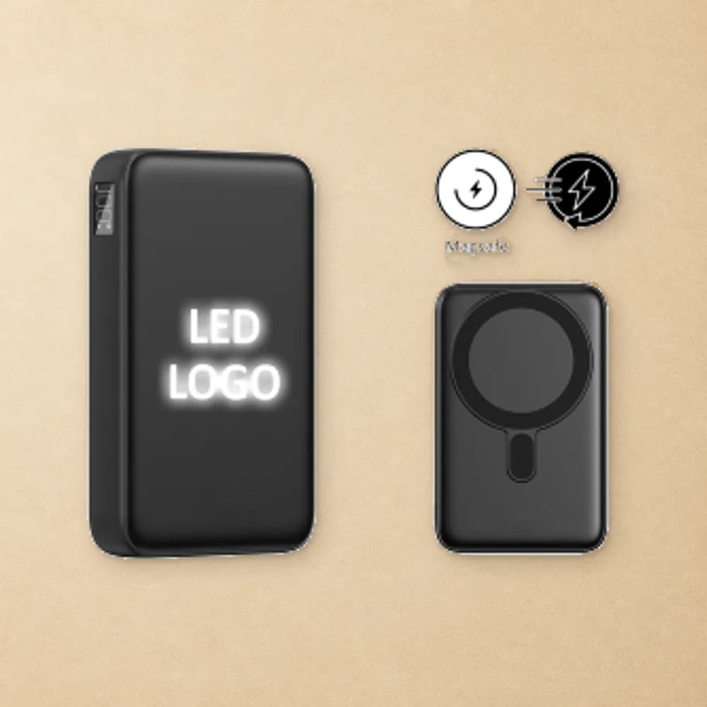 Powerbank 10000 mAh ( Işıklı Magsafe & 22.5w Hızlı Şarj )